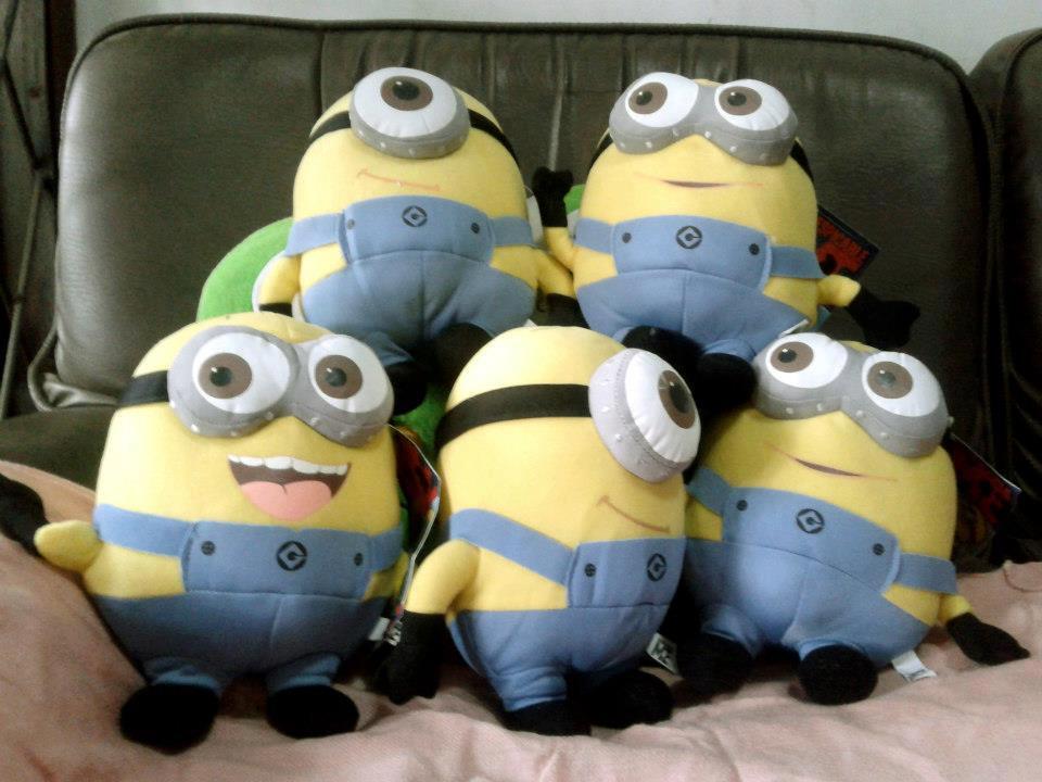 Boneka Animasi Totoro, Despicable Me – Papoy, Kuruneko, Mr Brown-Mr White