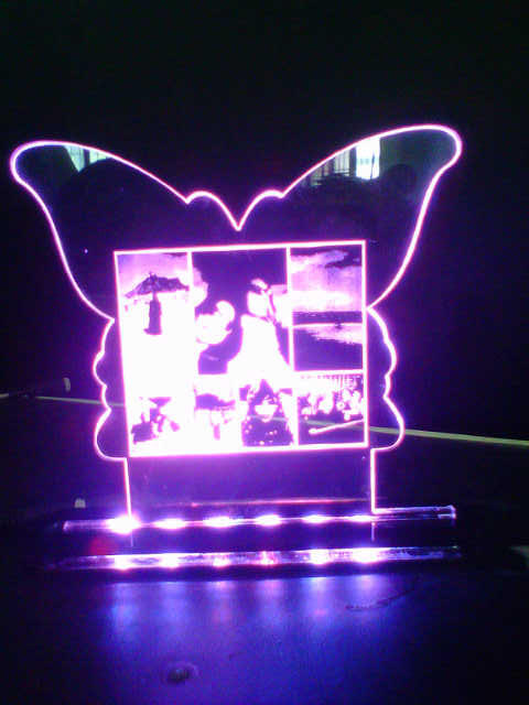 Terjual Pre Order Lampu Hias berbahan Akrilik design bisa 