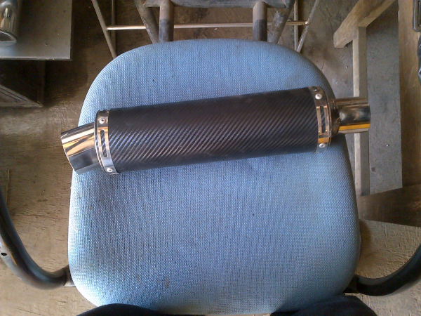 Custom Knalpot Ninja 250 R Full Carbon Silencer Slip On