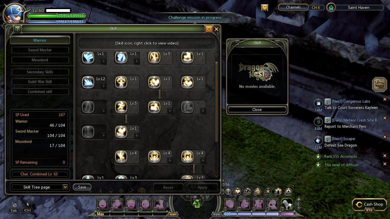 Jual Character Moonlord Level 50 Dragon Nest Sea Server Holywood