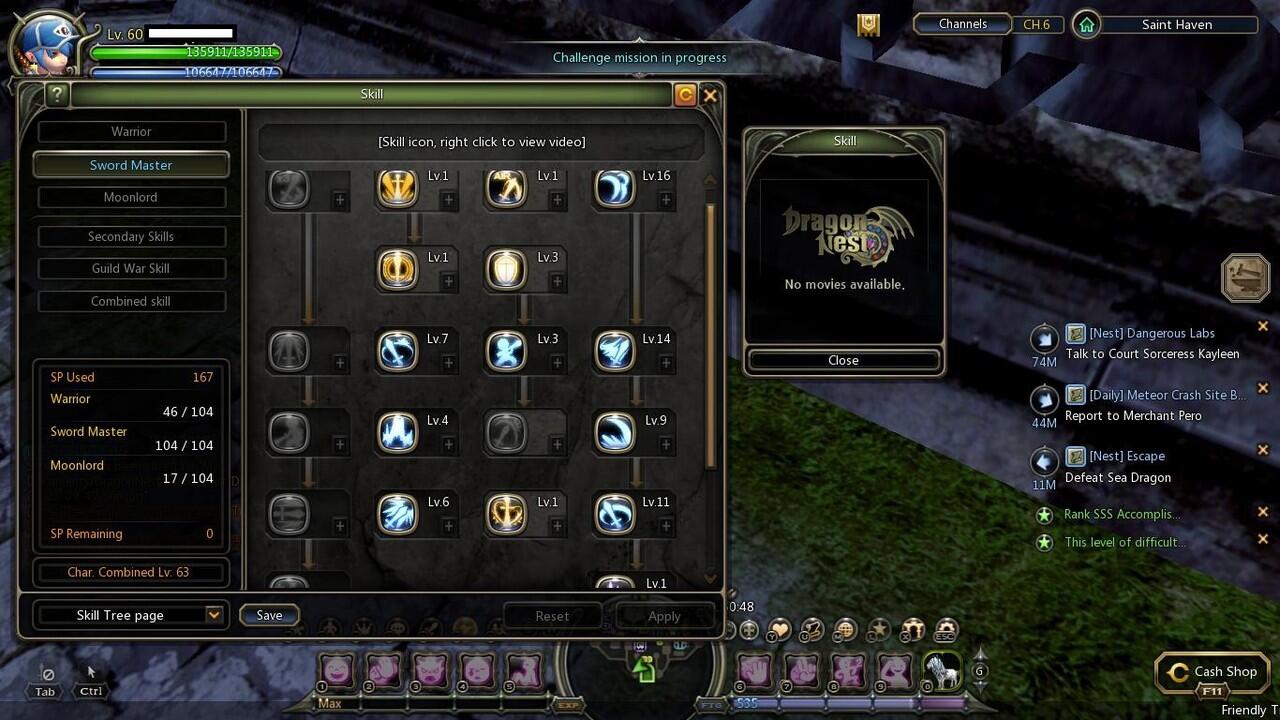 Jual Character Moonlord Level 50 Dragon Nest Sea Server Holywood