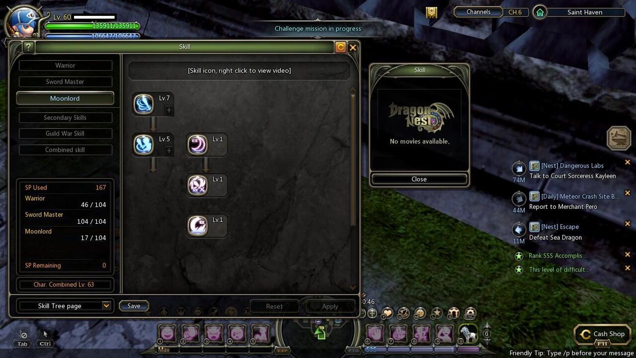 Jual Character Moonlord Level 50 Dragon Nest Sea Server Holywood
