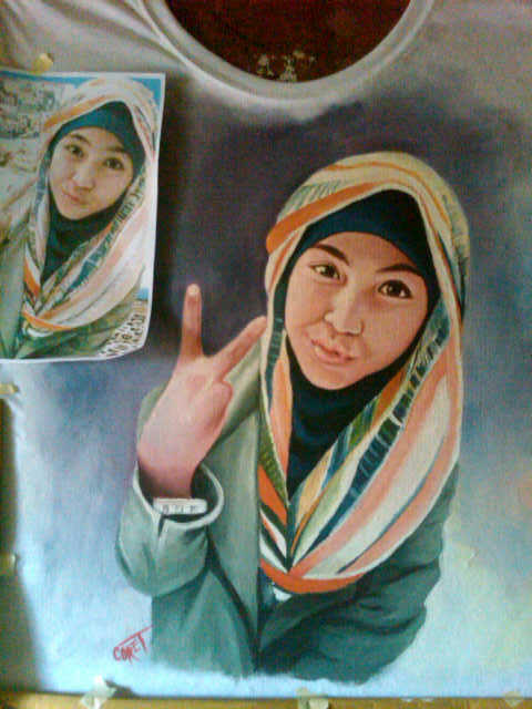 Kaos Lukis Anti Luntur All Size