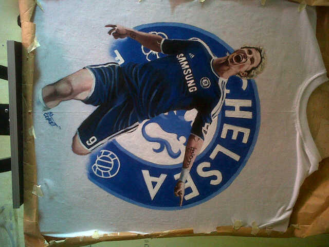 Kaos Lukis Anti Luntur All Size