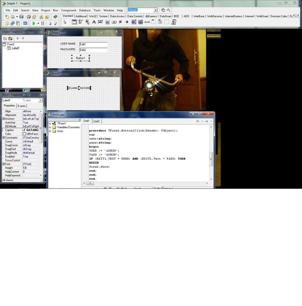Membuat login pass di delphi 7