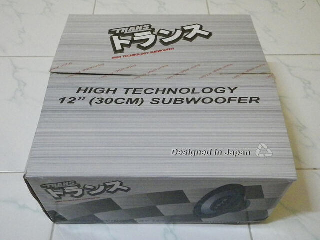 Sub TRANS DESIGN JAPAN 12", Termurah sejagad raya cm 350k Cuma 1