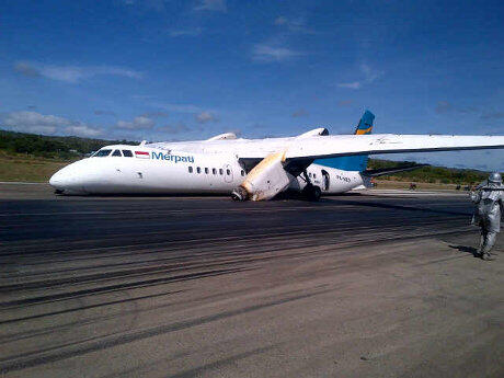 Merpati Crash Landing di Bandara El Tari, Evakuasi Diperkirakan 4 Jam 