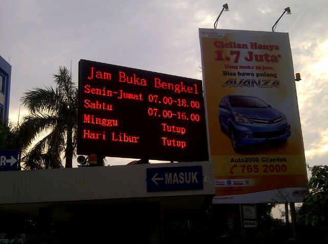 Running text / Videotron / Led screen / Media Screen / Moving sign / Display LED