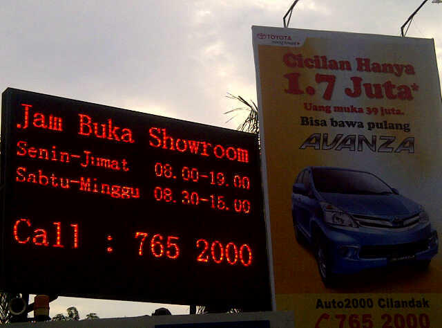 Running text / Videotron / Led screen / Media Screen / Moving sign / Display LED