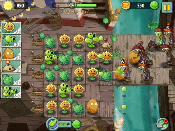 Grafis Plants vs Zombies 2 Sekeren Battlefield