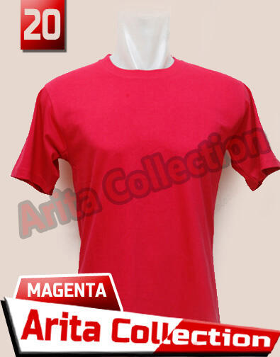 Kaos Polos Distro Bandung Murah Warna Magenta