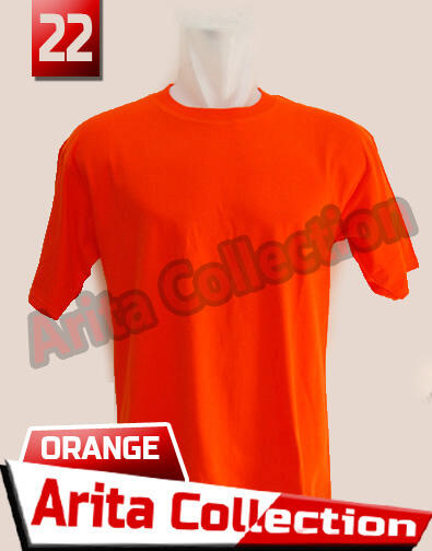 Kaos Polos Distro Bandung Murah Warna Orange