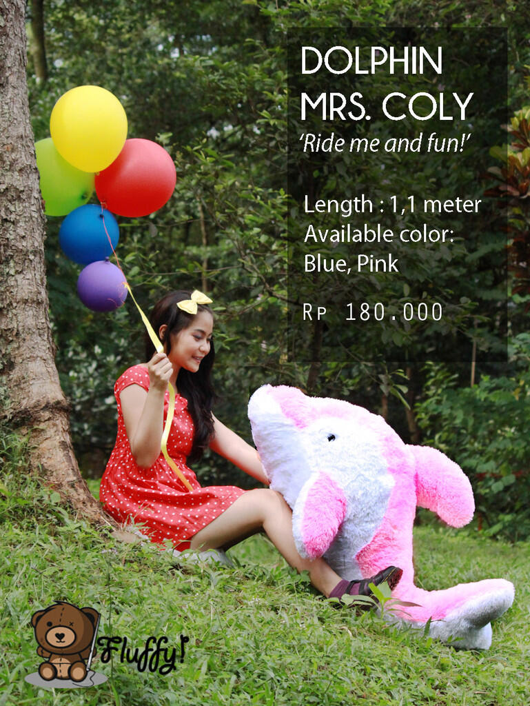 @FluffyID ---- Boneka Teddy Bear, Dolphin, BIG size, little price ;D