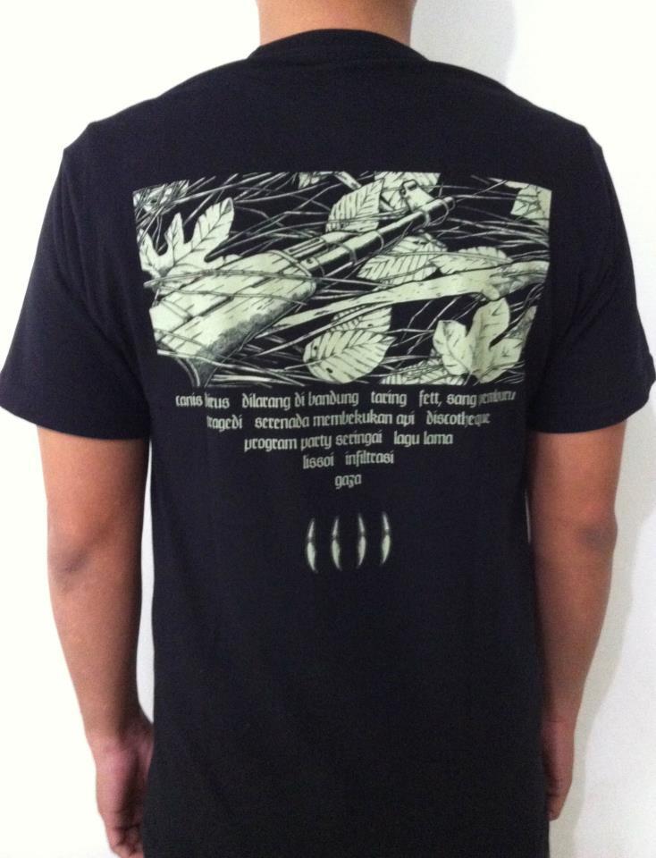 DIJUAL KAOS BAND SERINGAI COVER ALBUM TARING