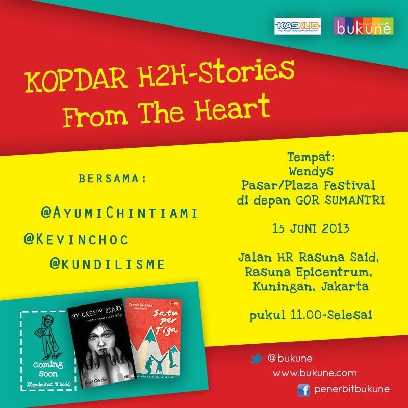 &#91;EVENT&#93; Stories From The Heart @Pasfest (Plaza Festival) JAKARTA, 15 JUNI 2013