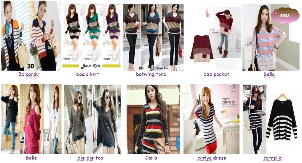 &#91;DICARI&#93;Reseller Baju Rajut,Beli Satuan Harga Grosiran,Terima Dropship,Harga Termurah