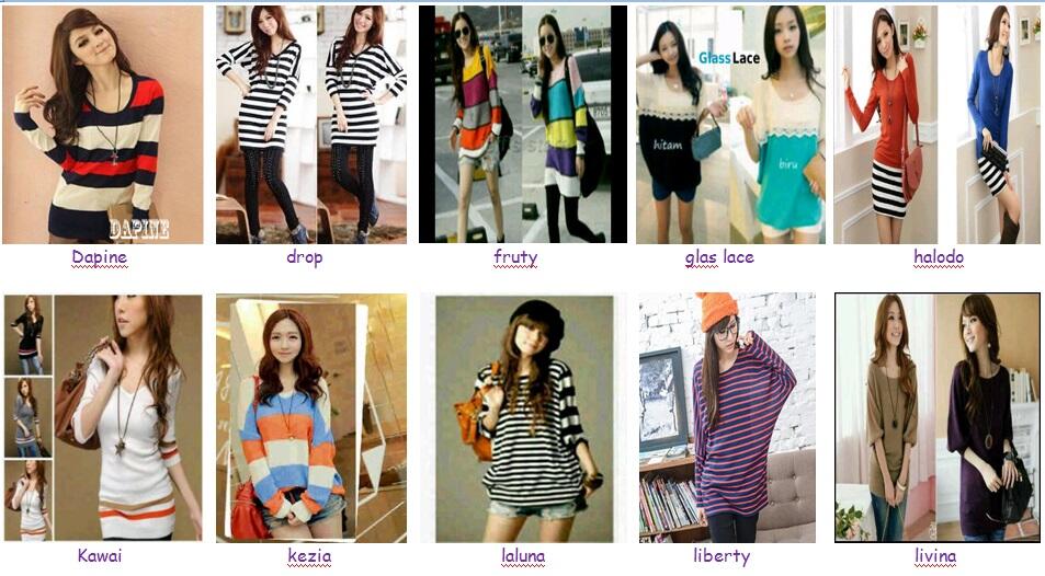 &#91;DICARI&#93;Reseller Baju Rajut,Beli Satuan Harga Grosiran,Terima Dropship,Harga Termurah