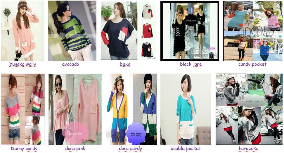 &#91;DICARI&#93;Reseller Baju Rajut,Beli Satuan Harga Grosiran,Terima Dropship,Harga Termurah