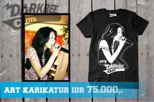 jual kaos karikatur wajah