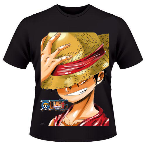 kaos/tshirt anime one piece, naruto,distro (aink shop)
