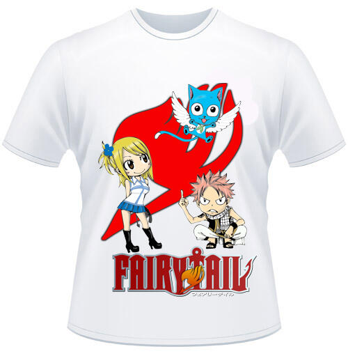 kaos/tshirt anime,kaos bleach,kaos fairy tail,kaos distro (aink shop)