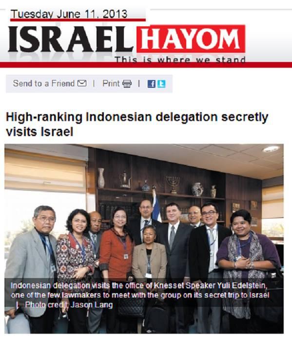 Anggota DPR kita berkunjung ke Israhell?