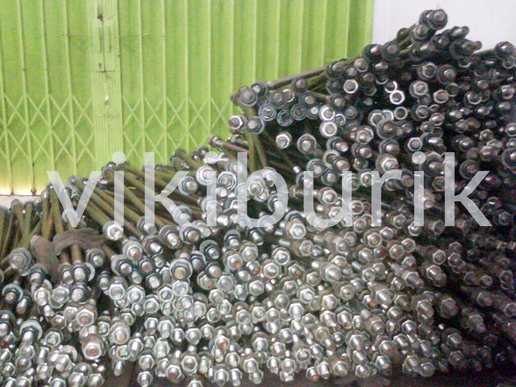 Terjual (JUAL) Anchor Bolt , Stud Bolt , Trekstang 