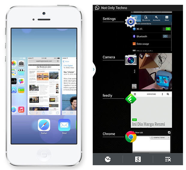 4 Bukti Kemiripan iOS 7 dan Android 