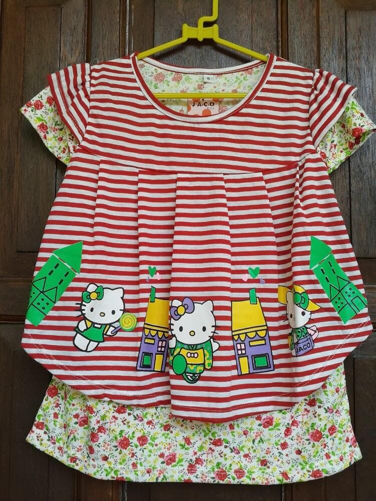 Dress Hello Kitty Bunga