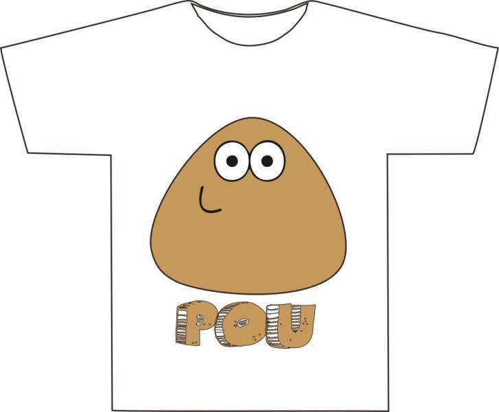JUAL T-Hirt POU. Bisa Couple. Bisa dengan karakter POUmu.