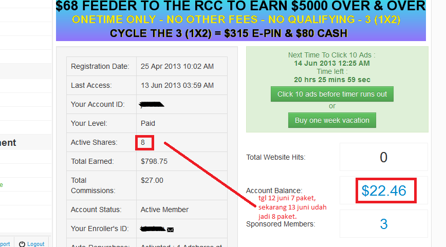 &#91;jarwin&#93; SEDANG BOOMING !!! PROFIT SEHARI $10 BEP 4 - 5 HARI