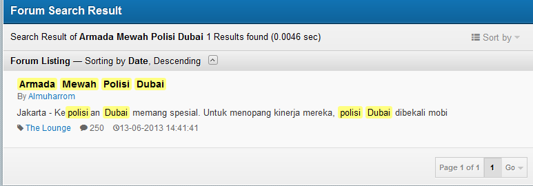 Armada Mewah Polisi Dubai