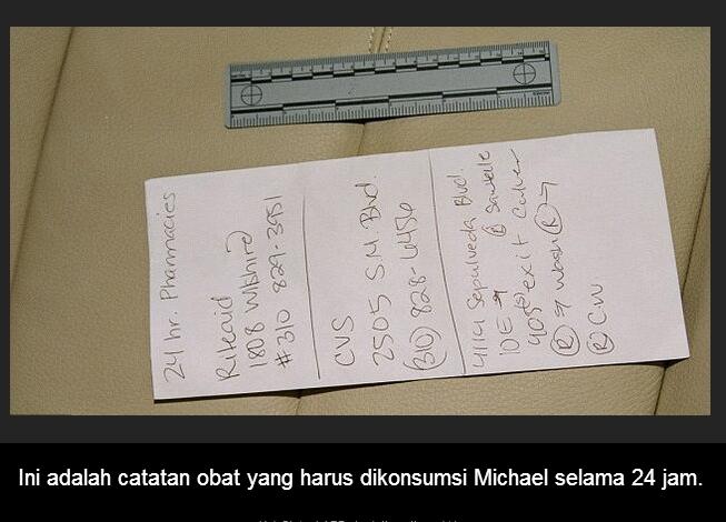 Foto TKP Kematian Michael Jackson