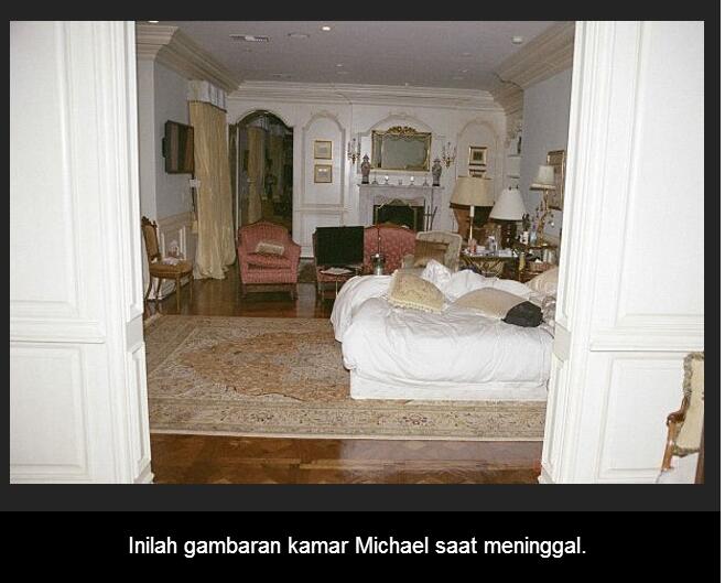 Foto TKP Kematian Michael Jackson