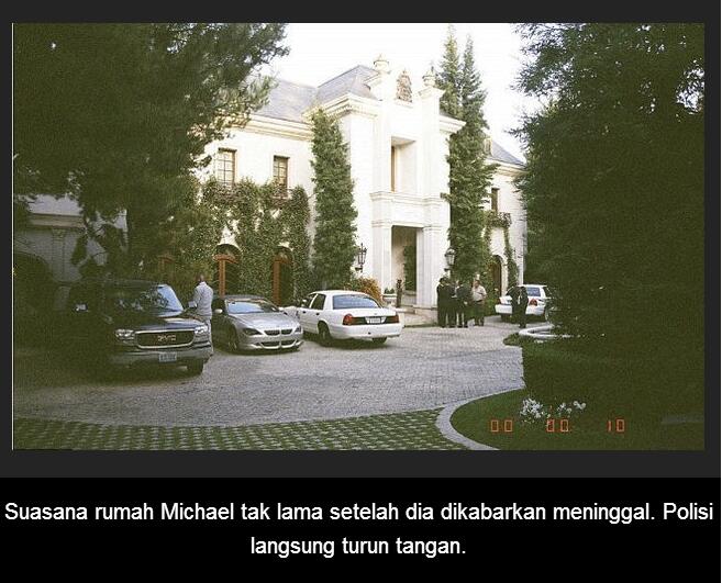 Foto TKP Kematian Michael Jackson