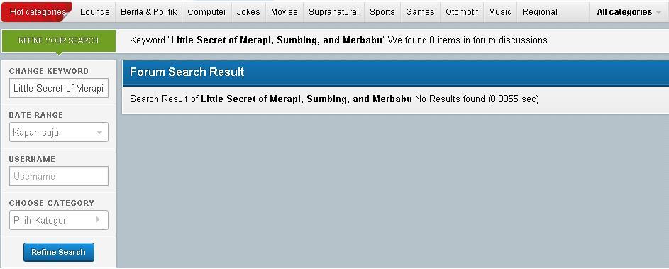 Little Secret of Merapi, Sumbing, and Merbabu