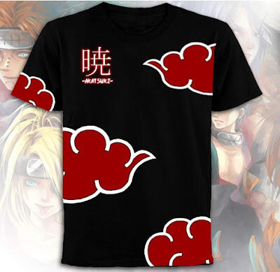 (Pre Order) Kaos Naruto Akatsuki Keren