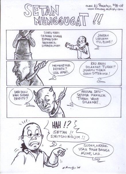 &#91; Ngakak &#93; SPESIAL : KISAH SETAN MENGGUGAT TUHAN