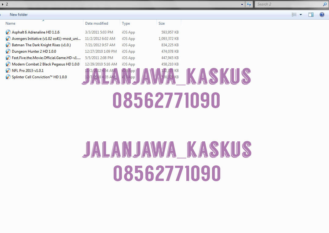 PAKET GAME FOR IPAD / IPHONE / IPOD TOUCH HARGA 8DVD CUMA 45RIBU