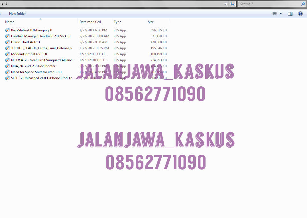 PAKET GAME FOR IPAD / IPHONE / IPOD TOUCH HARGA 8DVD CUMA 45RIBU