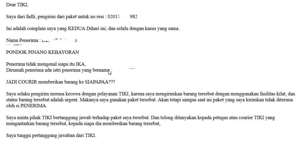 KETIDAK PROFESSIONALNYA TIKI
