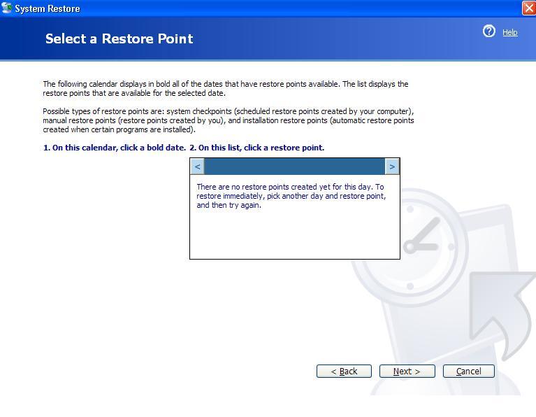 Ask System Restore