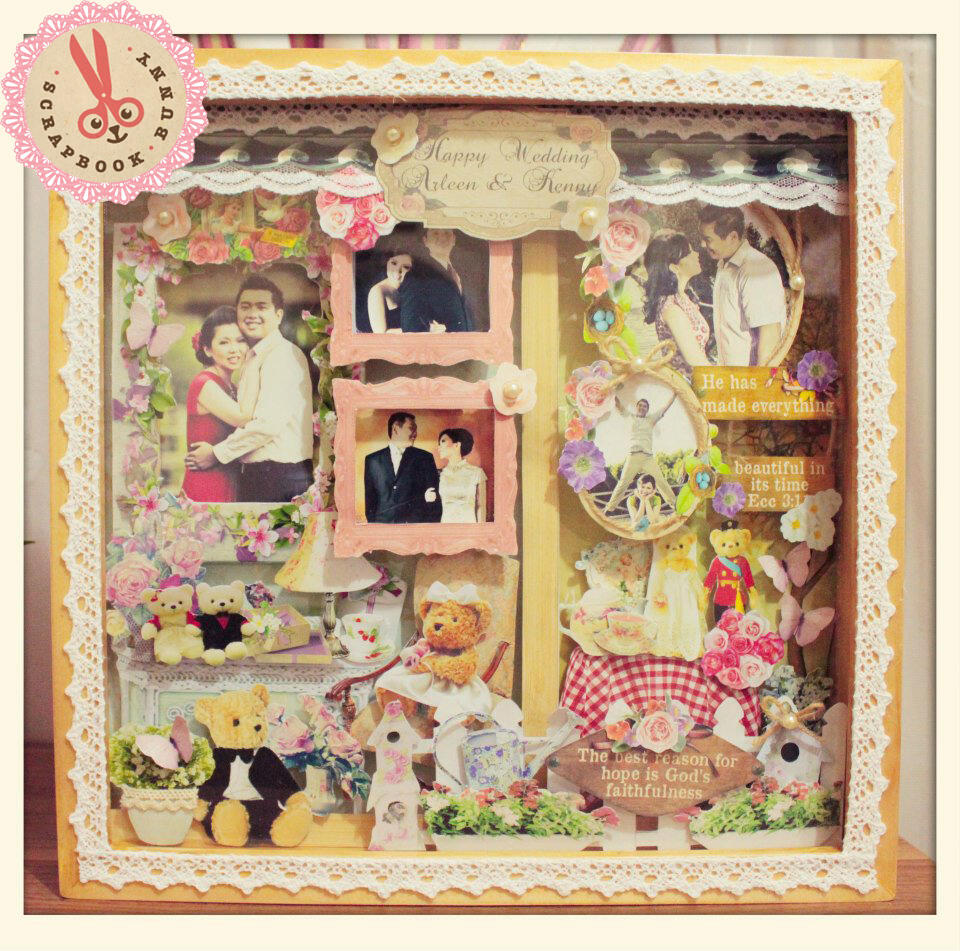 Terjual Scrapbook  Scrap Frame unik dan lucu untuk  hadiah 