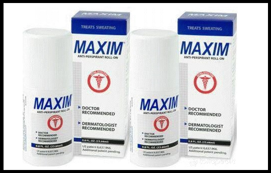 maxim antiperspirant solusi bau ketek / ketiak , keringat berlebih & hyperhidrosis