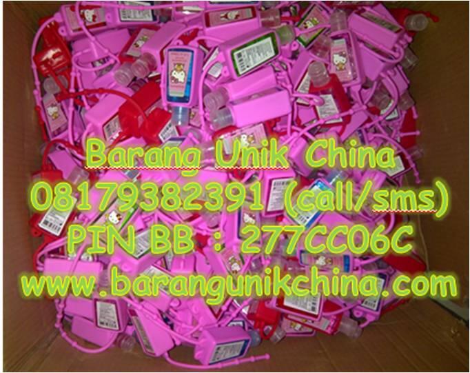 Handgel Pocket bag Sanitizer Karakter 3D glow in the dark boneka reseller dropship ok