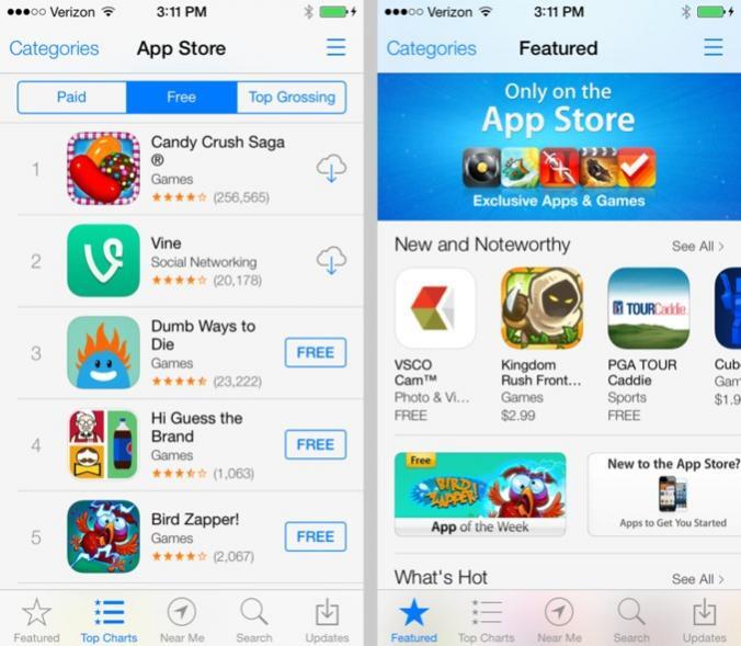 &#91;WOW&#93; ini dia gan penampakan iOS 7 yang september nanti dirilis dipasaran, keren gan