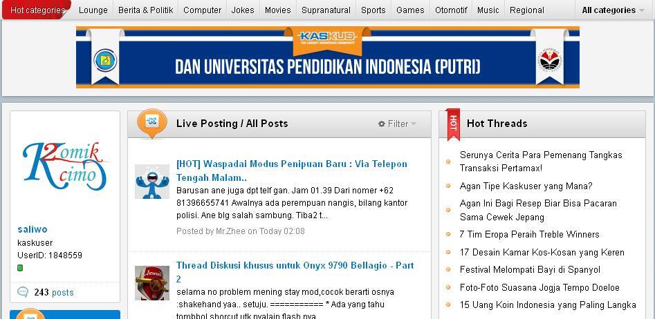10 Situs kesukaan ane gan, ente apa gan?