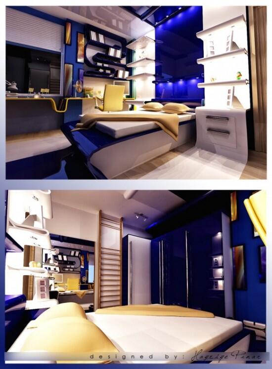 Nih 10 Desain Kamar Tidur Cewek Yang Unik dan Inspiratif