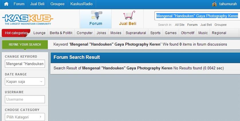 Mengenal &quot;Handouken&quot; Gaya Photography Keren