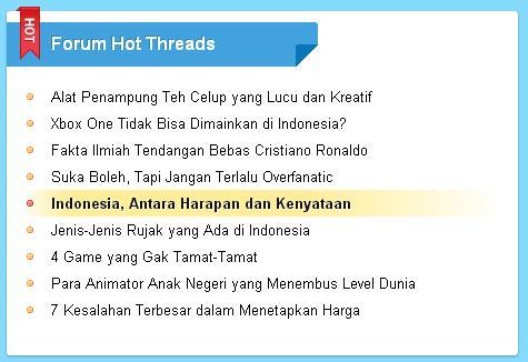 INDONESIA, Harapan VS Kenyataan